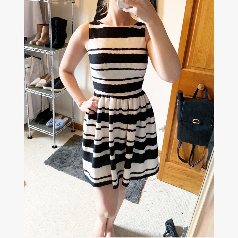 Black and White Dress